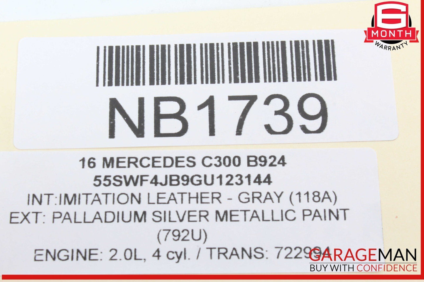 08-20 Mercedes W205 C300 E350 Rear Left or Right Side Lower Control Arm OEM
