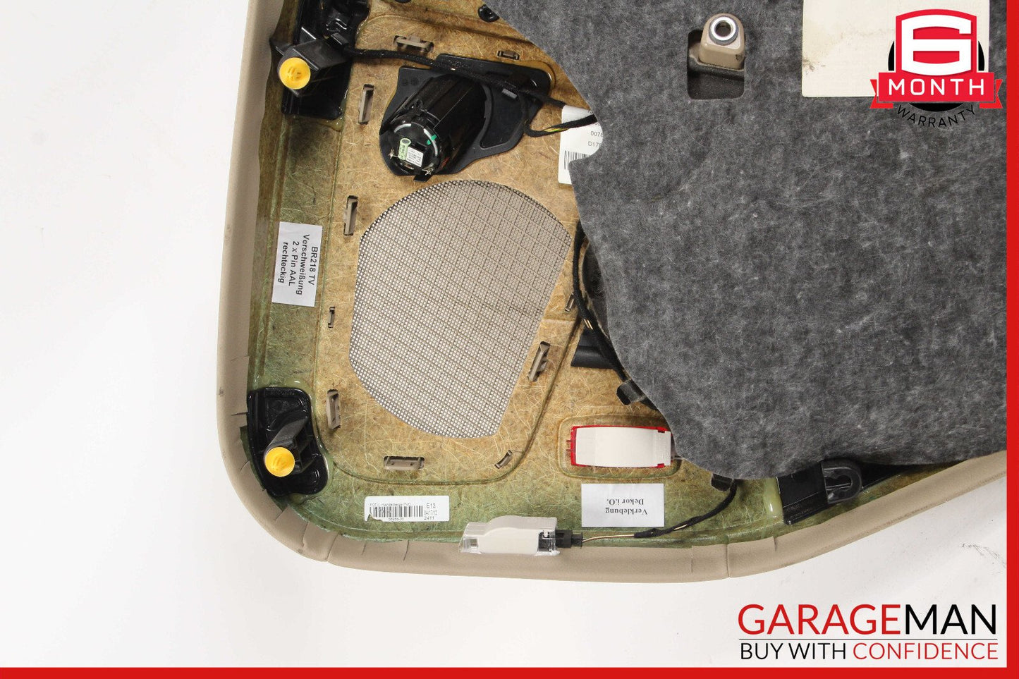 12-14 Mercedes W218 CLS550 Rear Left Driver Side Interior Door Panel Beige OEM