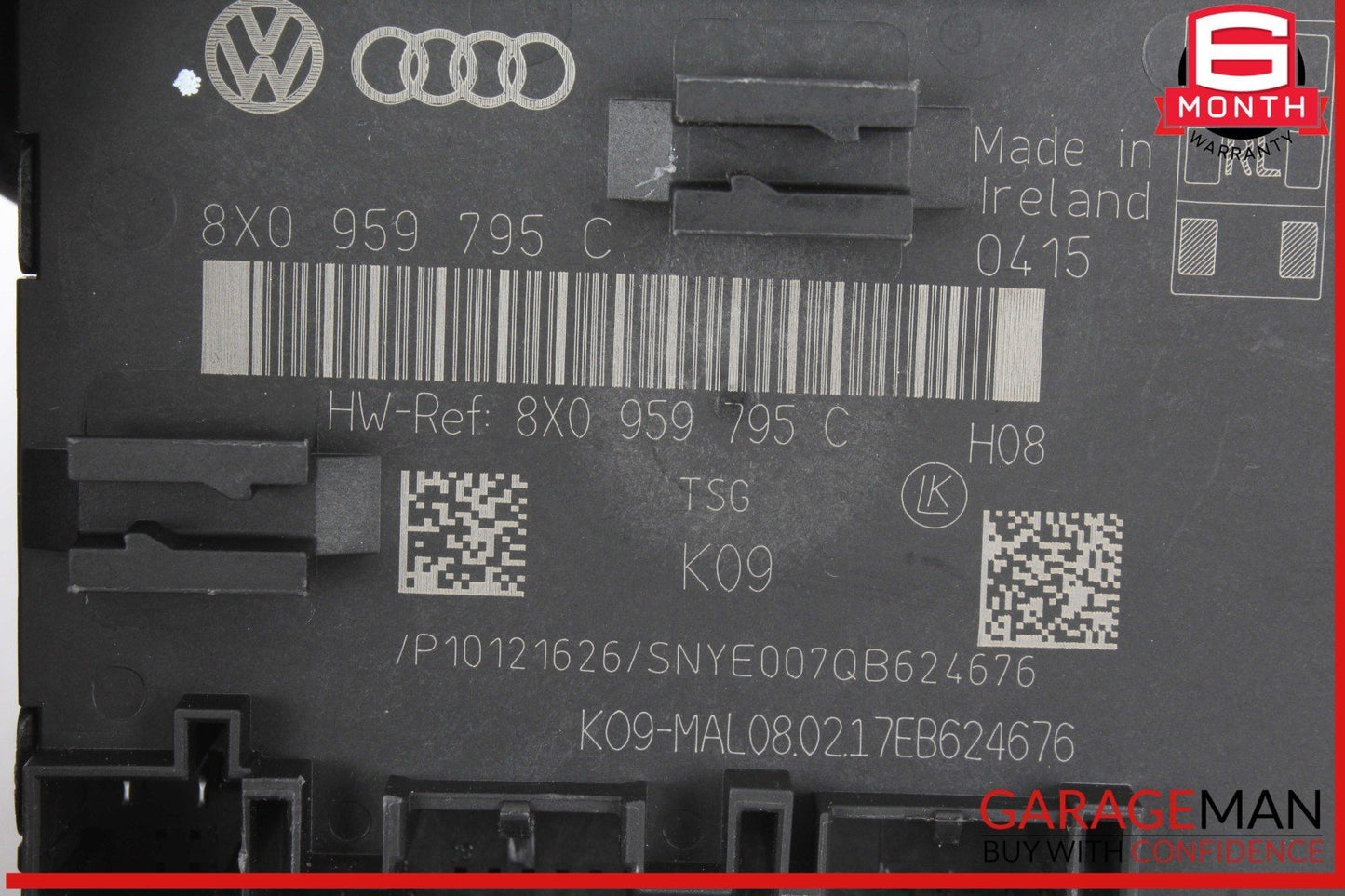 15-18 Audi Q3 Rear Left / Rear Right Side Door Control Module 8X0959795C OEM