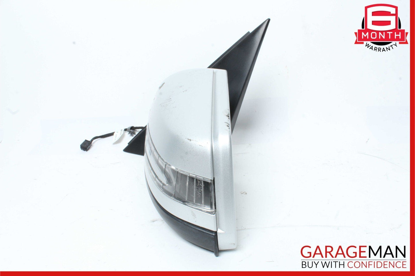 10-12 Mercedes X204 GLK350 Front Left Side Mirror Door Rear View Iridium Silver