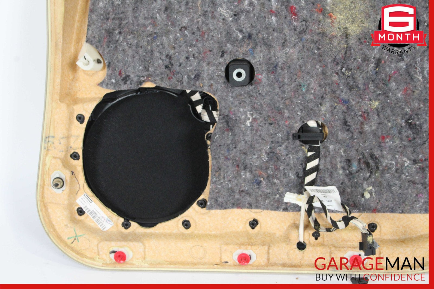 07-09 Mercedes W221 S450 S550 Rear Left Interior Door Panel Cover Brown