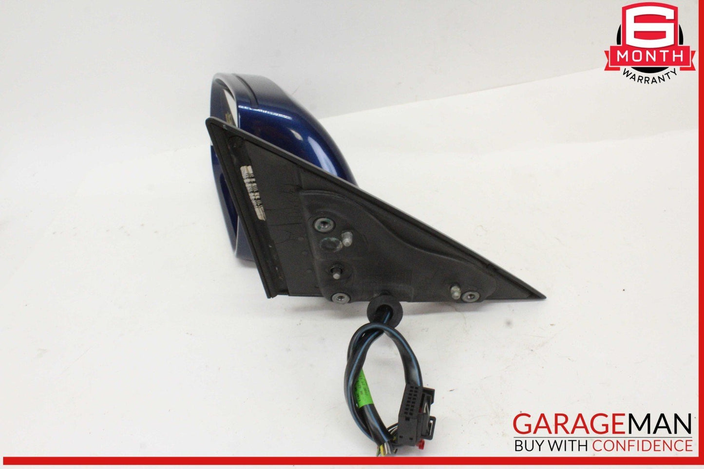 08-17 Audi A5 S5 Front Left Driver Side Door Rear View Mirror Blue OEM