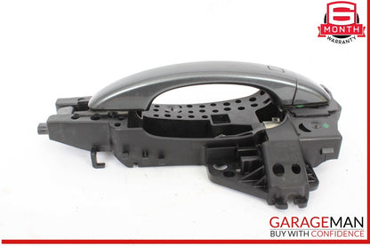 14-17 Audi SQ5 Rear Left Driver Side Exterior Door Handle Gray OEM