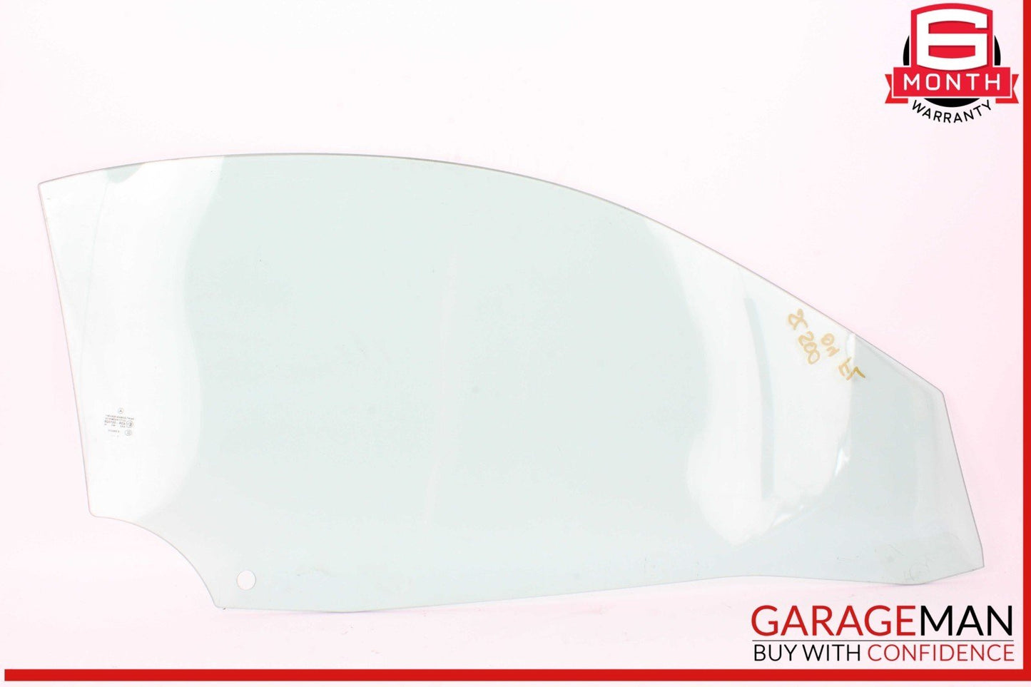 03-12 Mercedes R230 SL500 SL55 AMG Front Left Driver Side Door Window Glass OEM