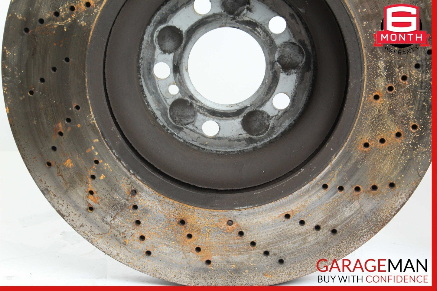 08-14 MERCEDES W204 C63 AMG REAR RIGHT & LEFT SIDE BRAKE ROTOR DISC SET OEM