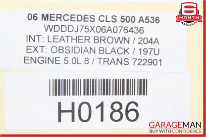 03-11 Mercedes CLS500 GL450 ML550 Front Right Passenger Side Seat Control Module