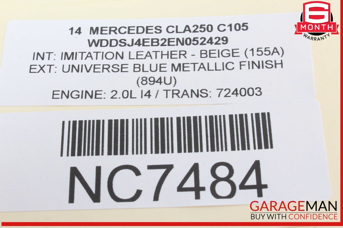 14-19 Mercedes W117 CLA250 Front Right Passenger Side Seat Lumbar Control Switch