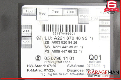 07-13 Mercedes W221 S550 S400 Rear Right or Left Side Door Control Module OEM