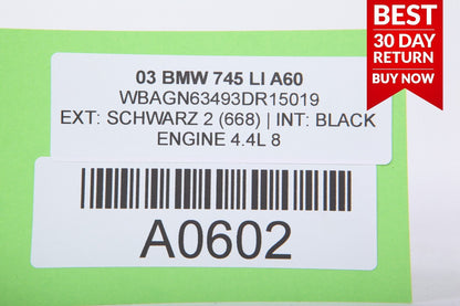 02-05 BMW E65 E66 745Li PHONE COMMUNICATION COMPENSATOR MODULE 6911875 A60 OEM