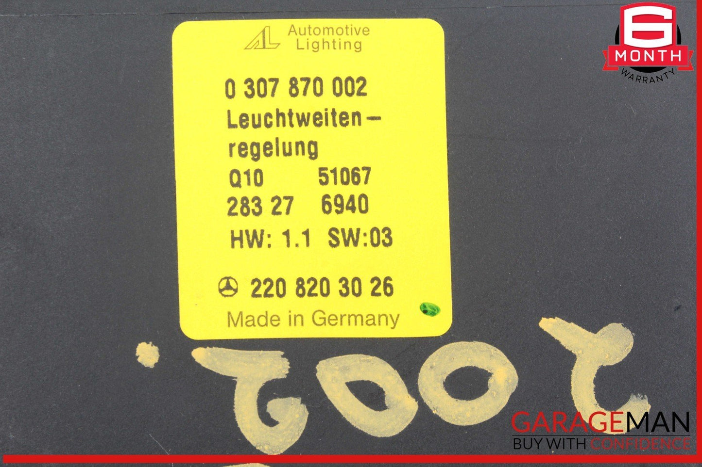00-06 Mercedes W220 S55 AMG S500 Headlight Head Lamp Control Module Unit OEM