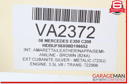 01-11 Mercedes W211 E350 C230 C240 Trunk Lid Lock Latch Handle 1717500085 OEM