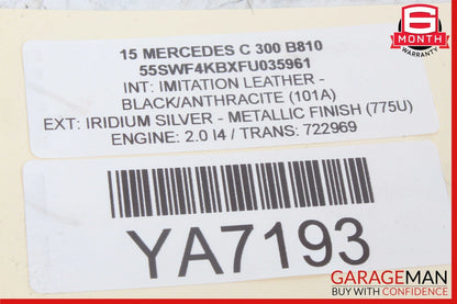 15-20 Mercedes W205 C300 GLC43 AMG Left Dash Air A/C Vent Grill Cover Trim OEM