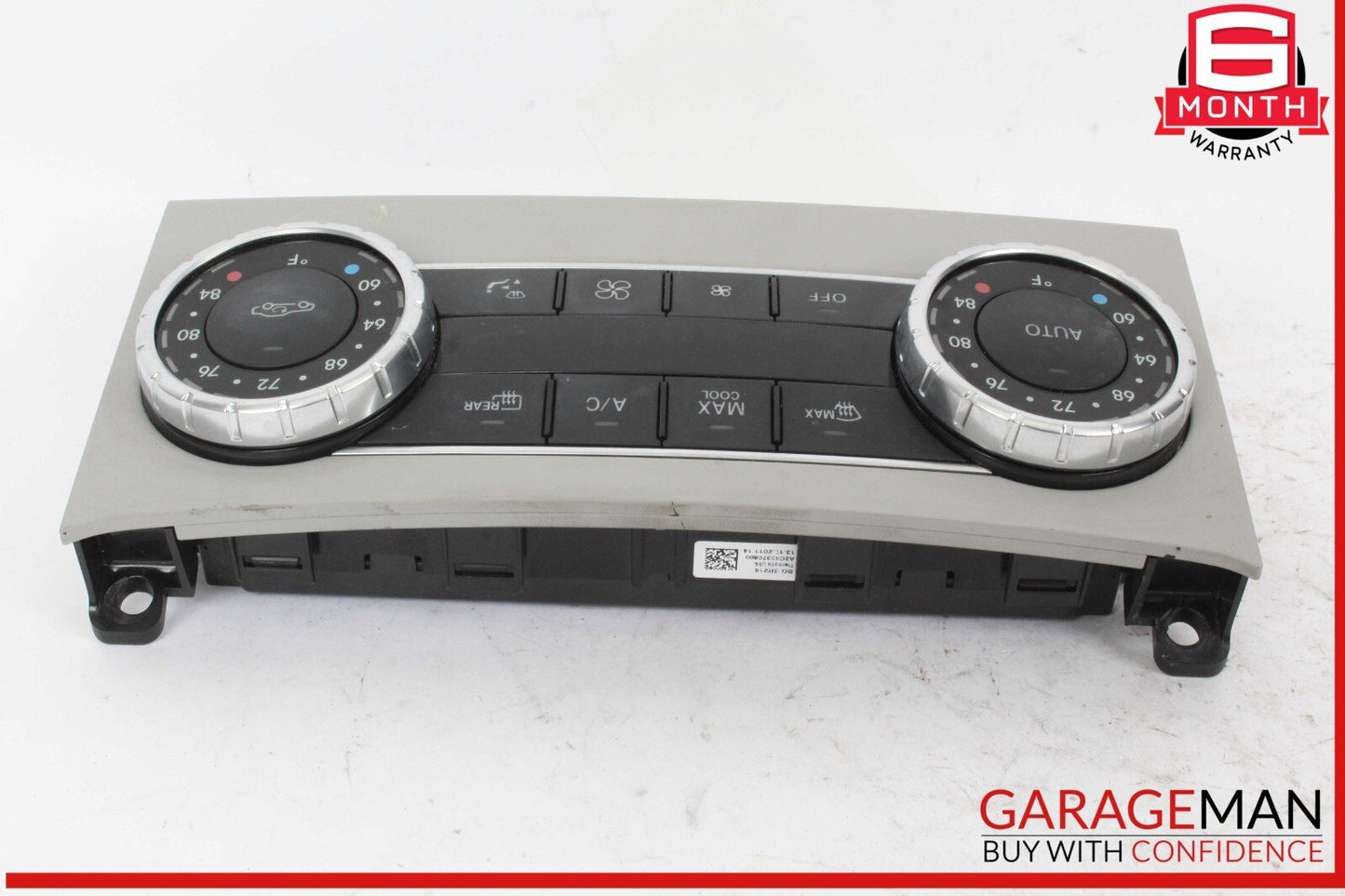 12-14 Mercedes W204 C250 C63 AMG C300 AC A/C Heater Climate Control w/ Trim OEM