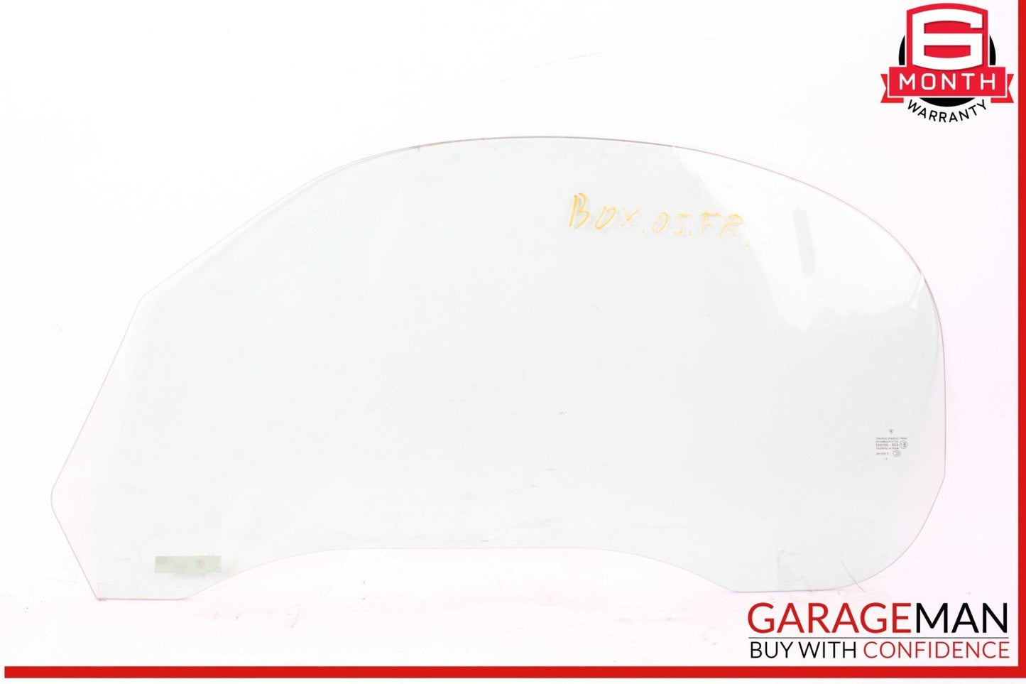 05-12 Porsche Boxter 987 Front Right Passenger Side Door Window Glass OEM