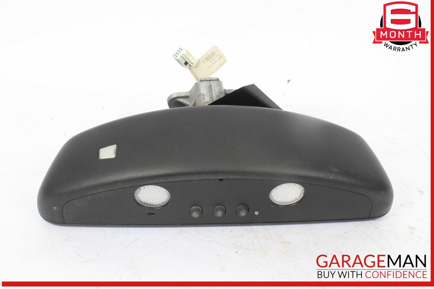 12-17 Mercedes W204 C350 C300 E350 Top Upper Interior Rear View Mirror Black OEM