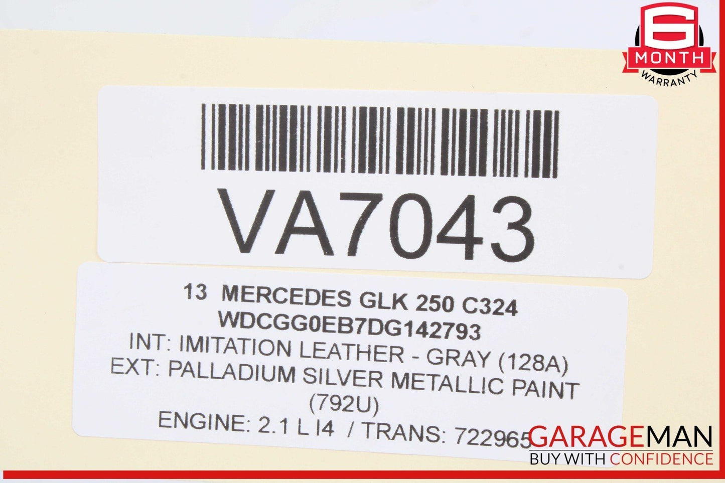 13-15 Mercedes X204 GLK250 Belt Tensioner 6512001770 OEM