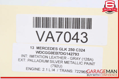 13-15 Mercedes X204 GLK250 Belt Tensioner 6512001770 OEM