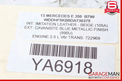 10-16 Mercedes W212 E350 E63 AMG Front Left Suspension Wishbone Control Arm RWD
