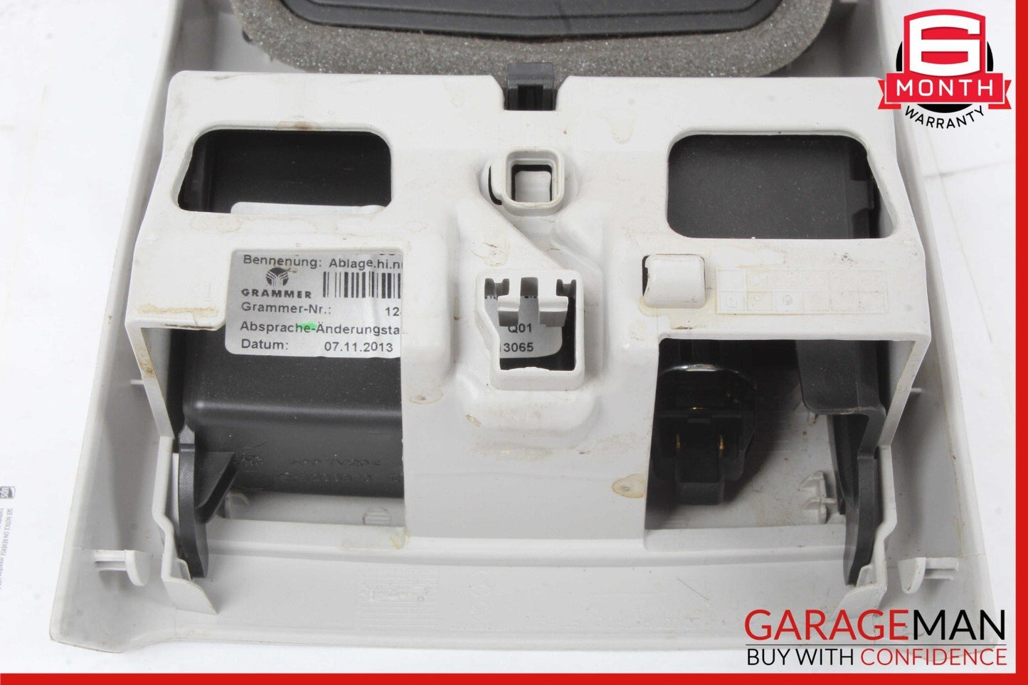 14-18 Mercedes W117 CLA250 Rear Center Console Air Vent Back Cover Ashtray Gray