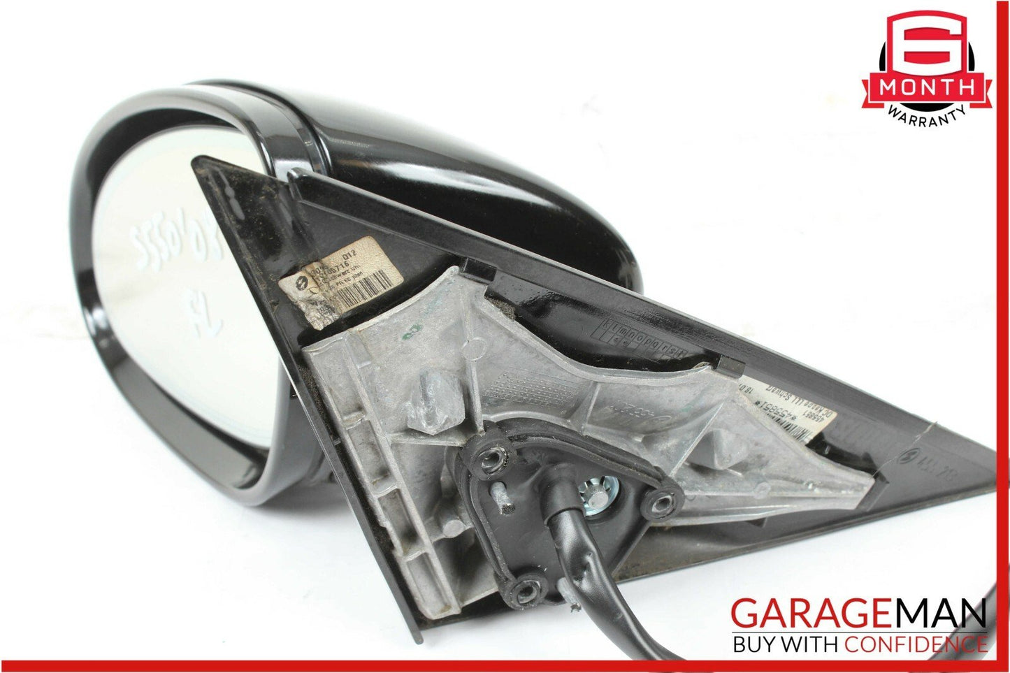 07-09 Mercedes W221 S550 S600 Front Left Side Mirror Door Rear View Black