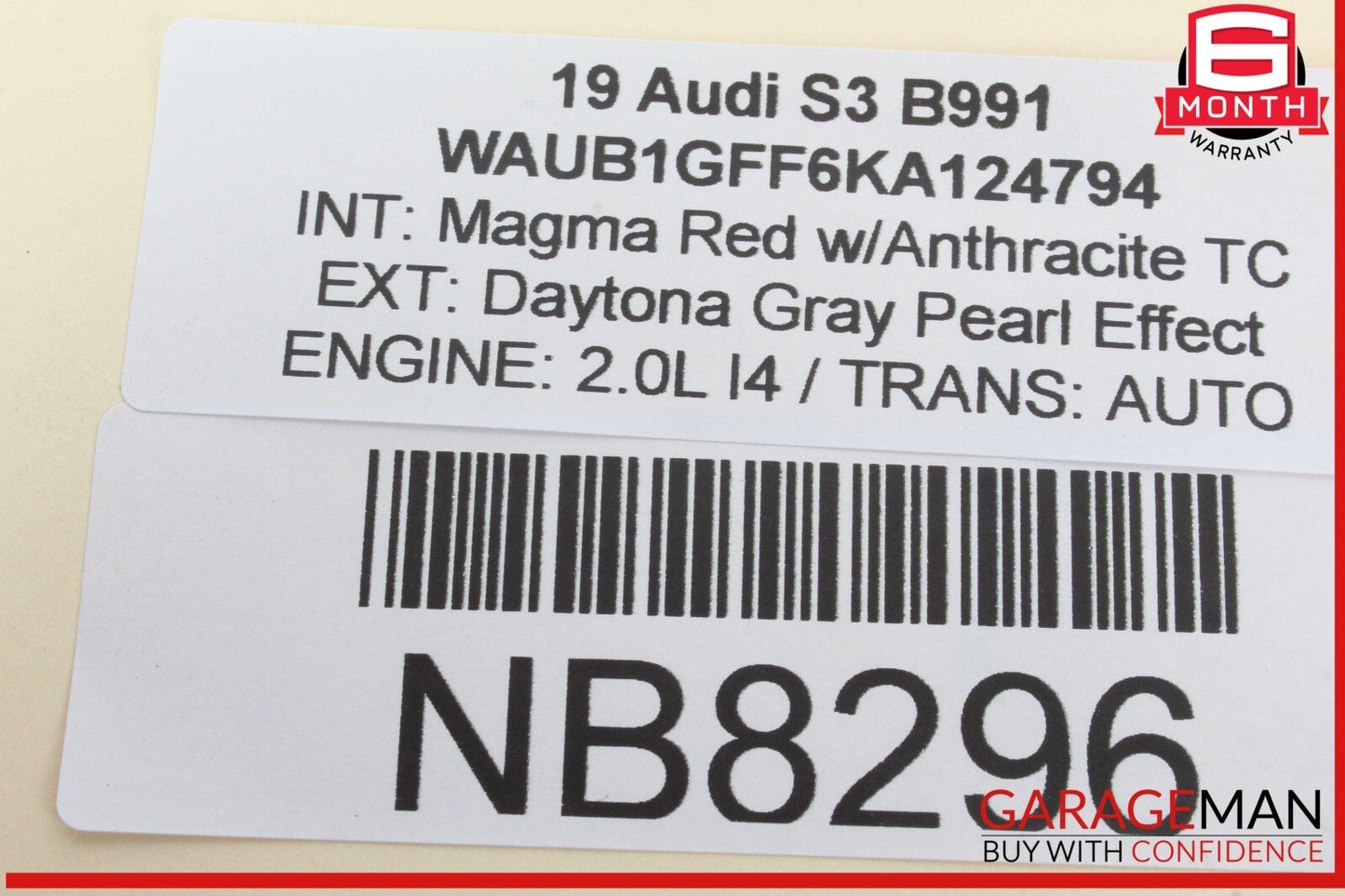 17-20 Audi S3 A3 Rear Right Passenger Side Height Level Sensor Module OEM