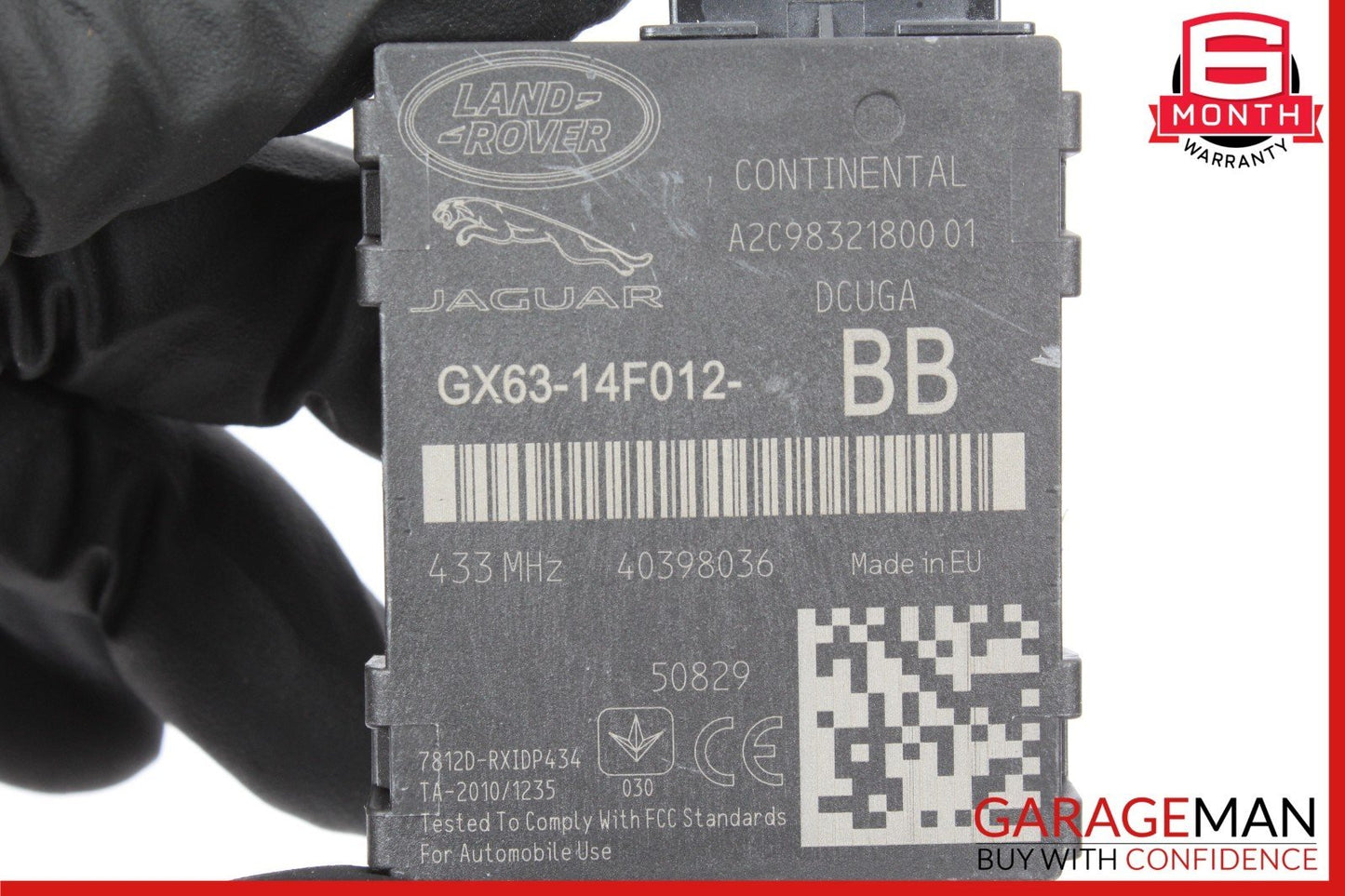 16-17 Jaguar XF TPMS Tire Pressure Monitor Control Module Unit GX6314F012BB OEM