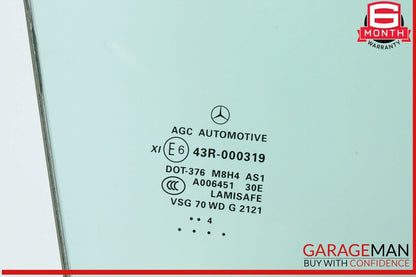 12-19 Mercedes X166 GL550 GLE43 AMG GLS550 Front Right Door Window Glass OEM