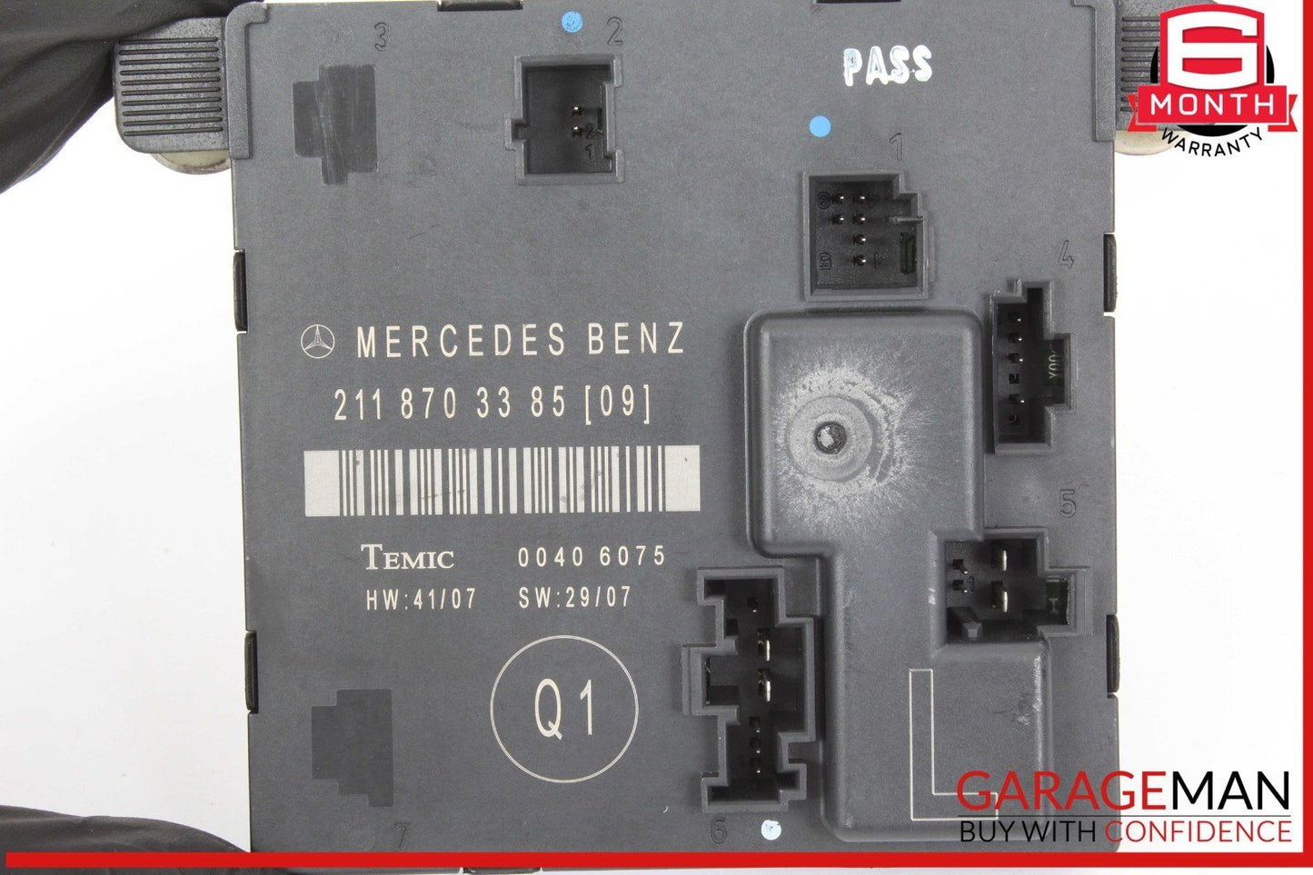 07-09 Mercedes W211 E350 E550 Rear Left Side Door Control Module 2118703385 OEM