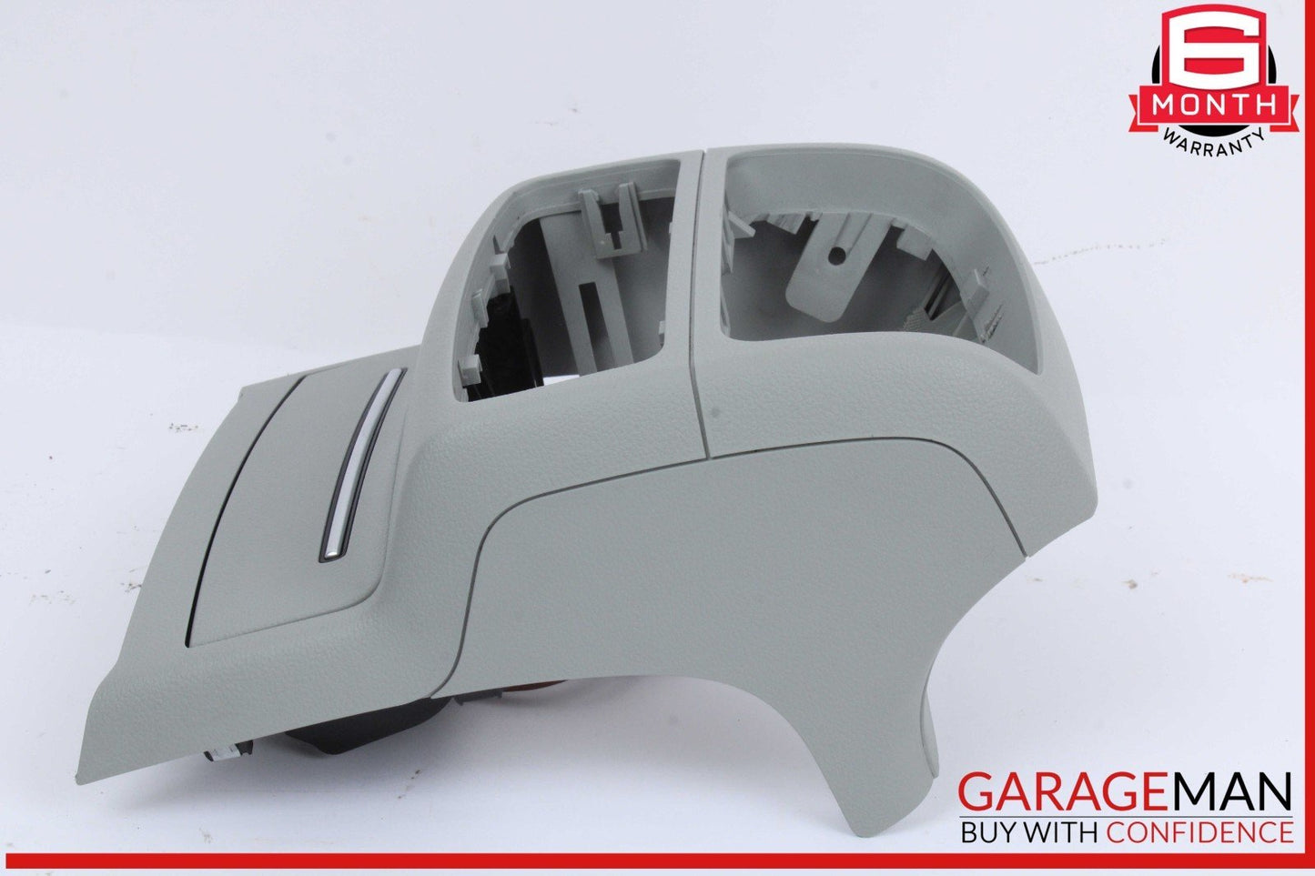 12-18 Audi A6 A7 S6 Rear Climate Control Trim Panel w/ Power Outlet Gray OEM