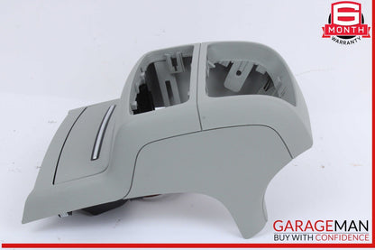 12-18 Audi A6 A7 S6 Rear Climate Control Trim Panel w/ Power Outlet Gray OEM