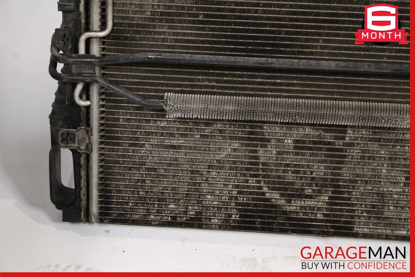 04-11 Mercedes W211 E320 Radiator AC A/C Condenser Transmission Cooling Assy