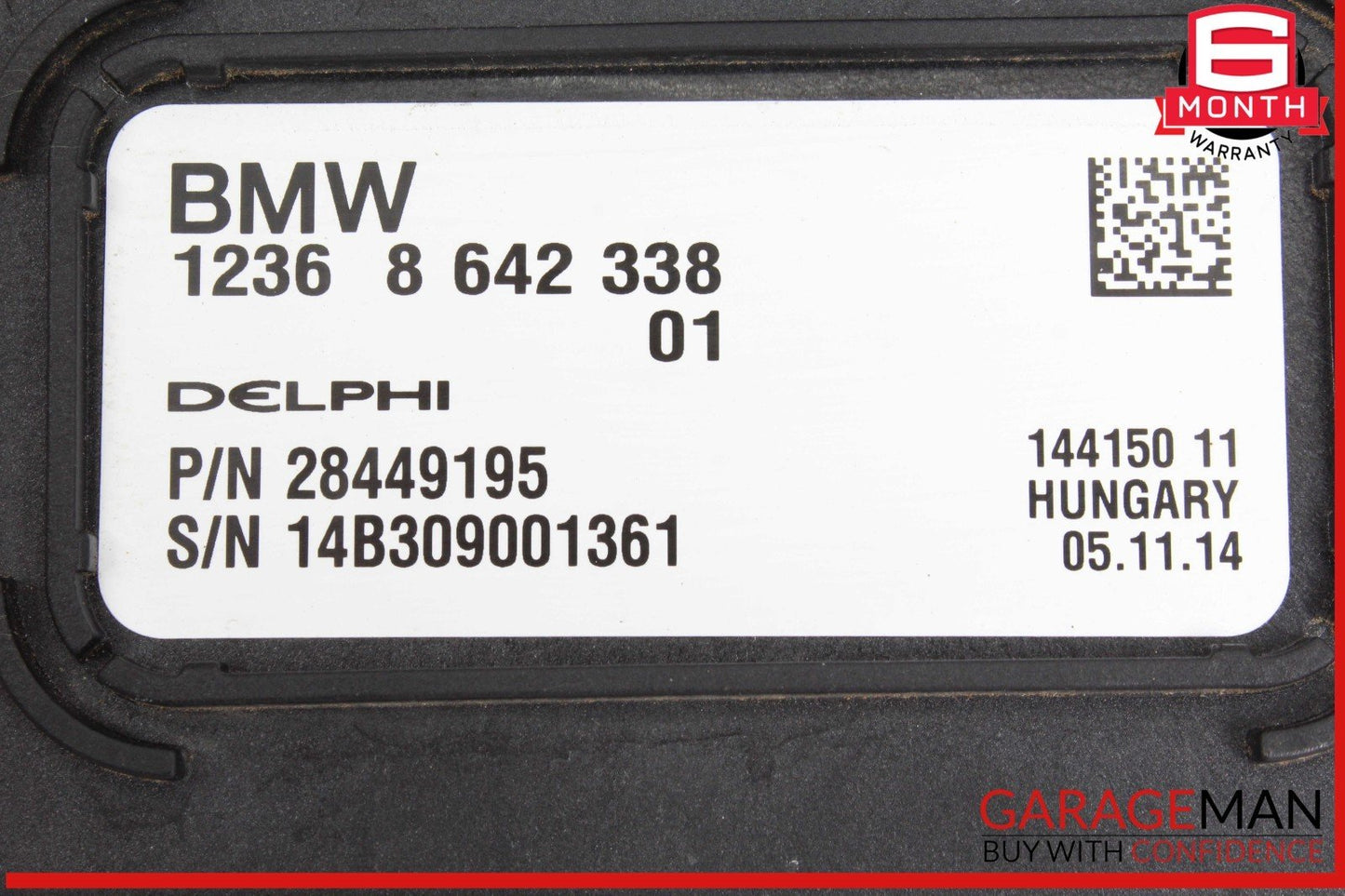 14-17 BMW i3 I01 Hybrid Engine Control Module ECU EDME ECM 8642338 OEM