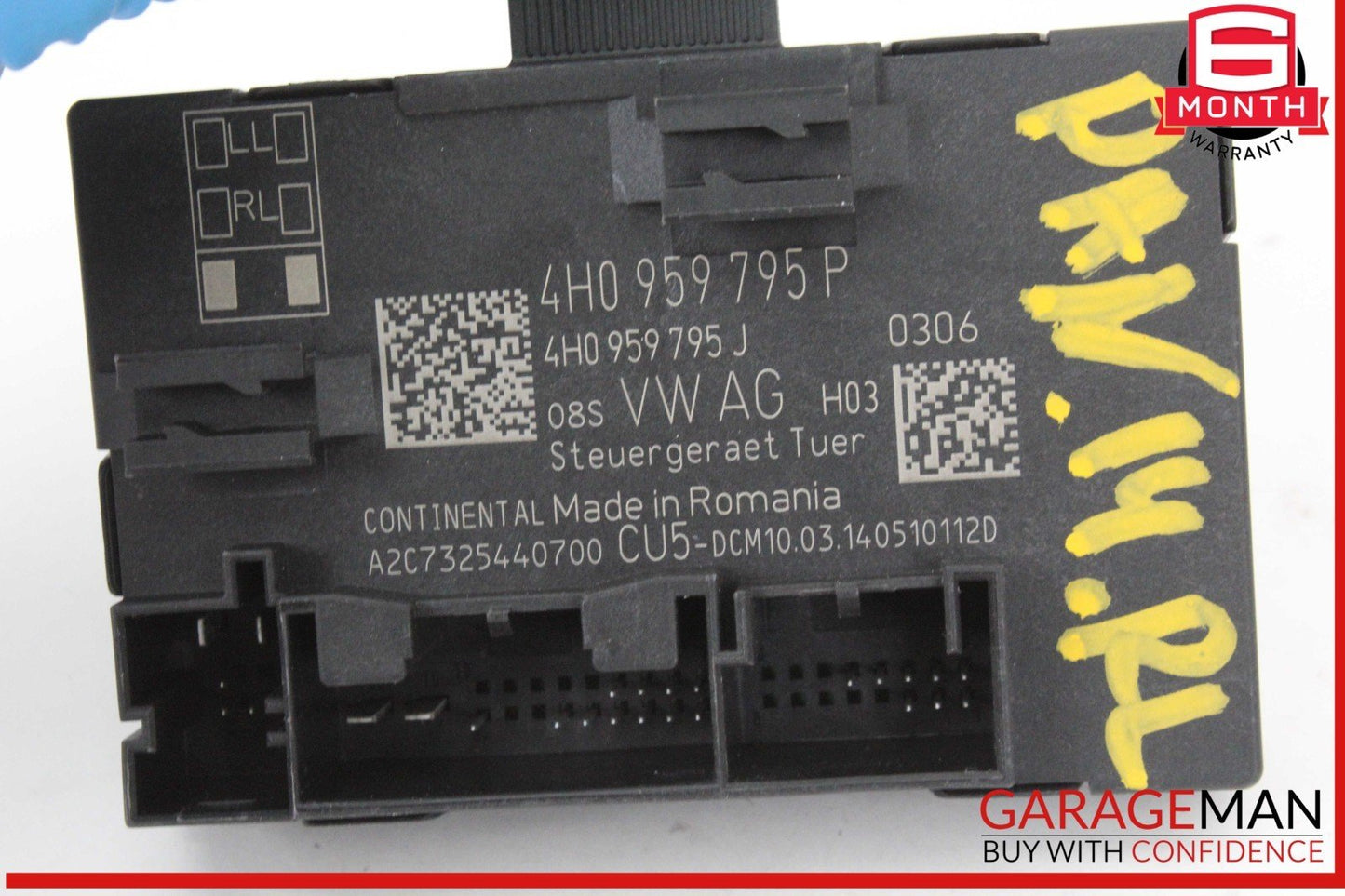 11-18 Porsche Panamera 970 E-Hybrid Rear Left or Right Side Door Control Module