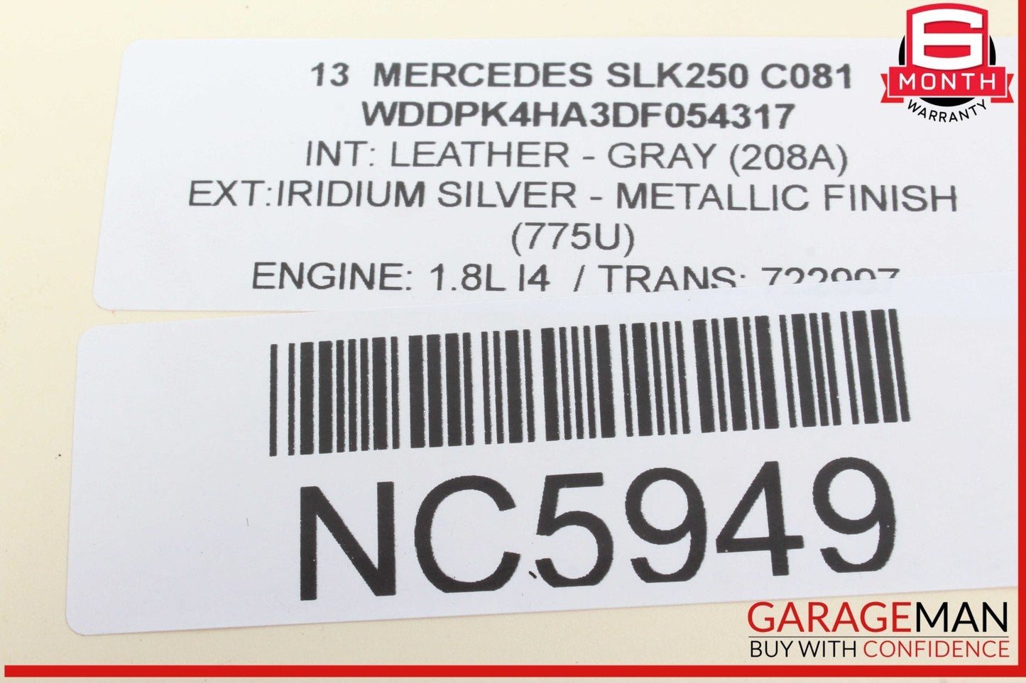 12-20 Mercedes R172 SLK250 SLC300 Convertible Top Hydraulic Pump Motor OEM