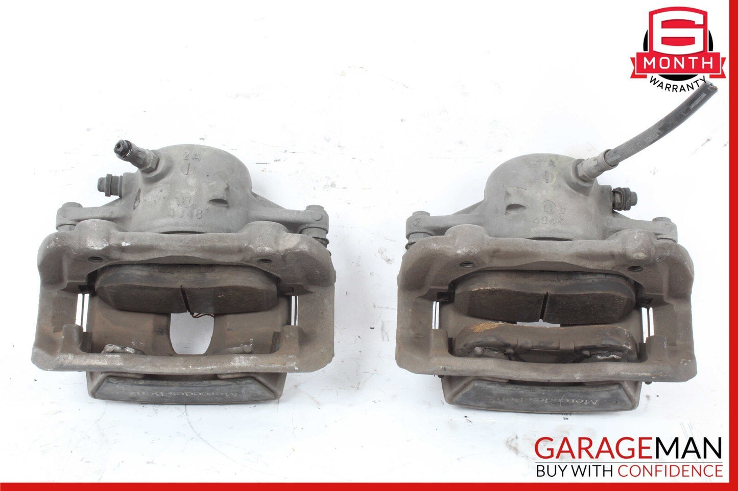 08-15 Mercedes W204 C250 RWD Front Right & Left Side Brake Caliper Calipers Set