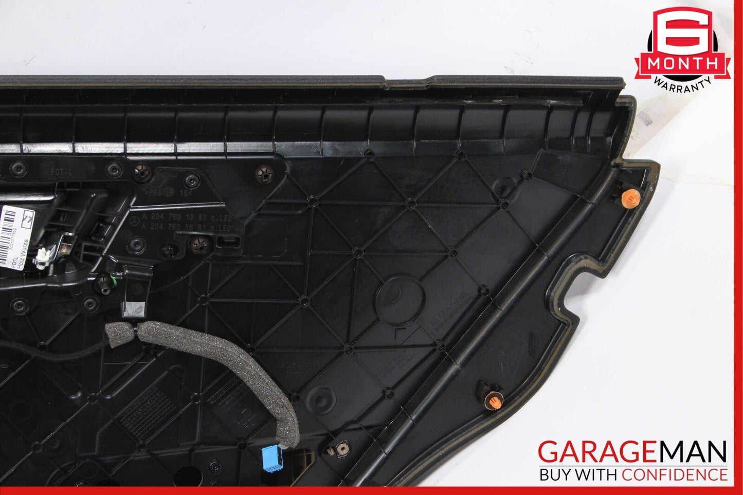 10-15 Mercedes X204 GLK350 Rear Left Side Interior Door Panel Assembly Brown