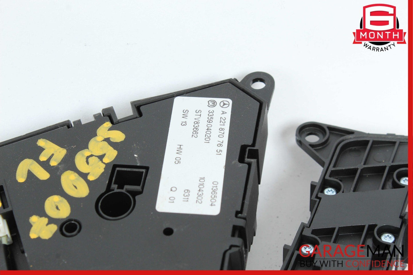 07-14 Mercedes W221 S550 Front Left Side Seat Control Switch Set Assembly OEM