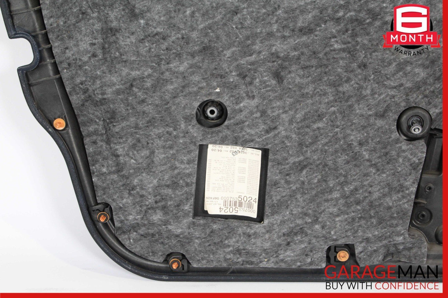 10-13 Mercedes W212 E350 E550 Front Right Interior Door Trim Panel Anthracite