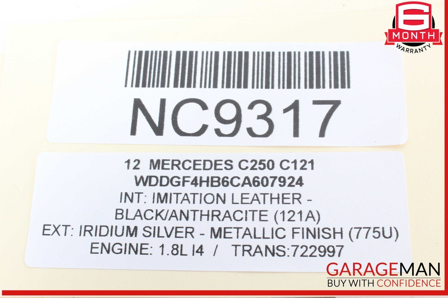 08-20 Mercedes W204 C250 E350 Headlight Fog Light Switch Control Module OEM