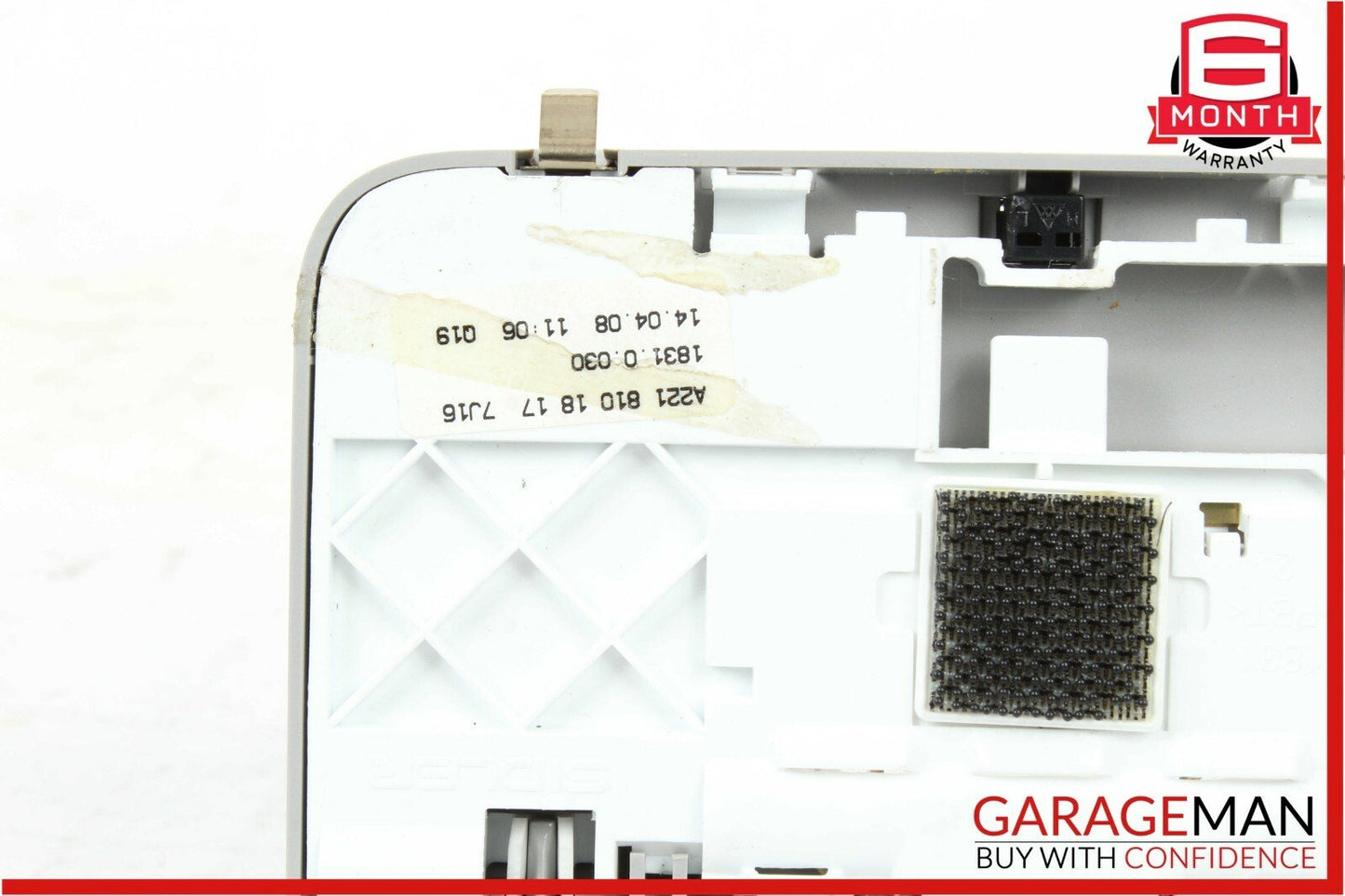 07-09 Mercedes W221 S550 Rear Right / Left Overhead Upper Vanity Mirror Gray