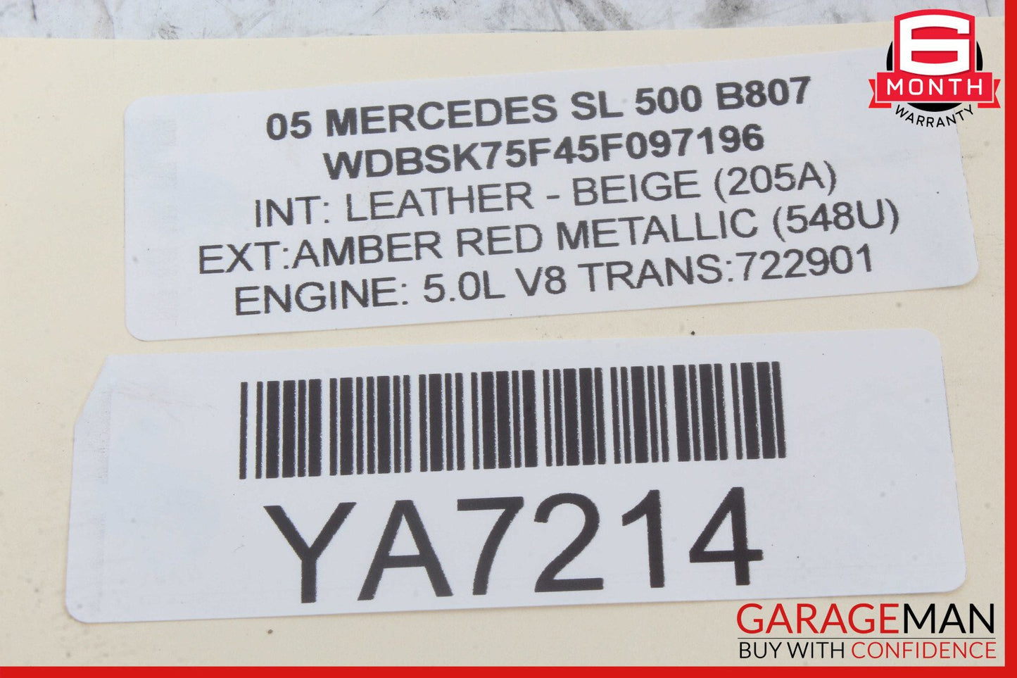 03-06 Mercedes W210 E500 CLK500 ECU Engine Control Module Unit 1131537679 OEM