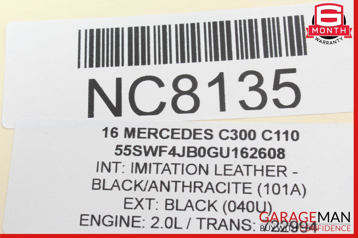 15-20 Mercedes W205 C300 Rear Right / Left Suspension Upper Control Arm OEM