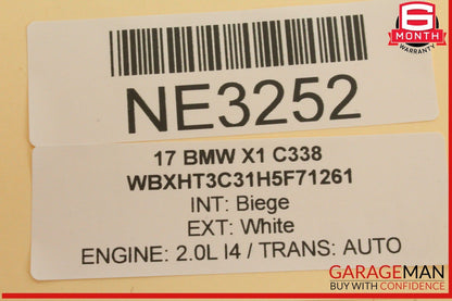 16-22 BMW X1 F48 Front Right Passenger Side Sunvisor Sun Visor 8065552 OEM