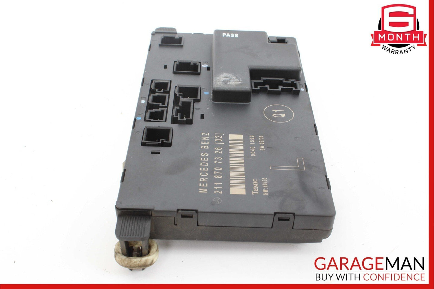 03-09 Mercedes W211 E550 E350 Front Left Driver Side Door Control Module Unit