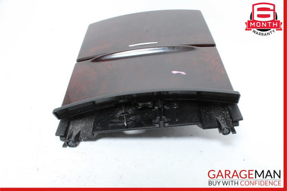 10-13 Mercedes W221 S550 Ash Tray Ashtray Lighter Cup Holder Trim Assembly Wood