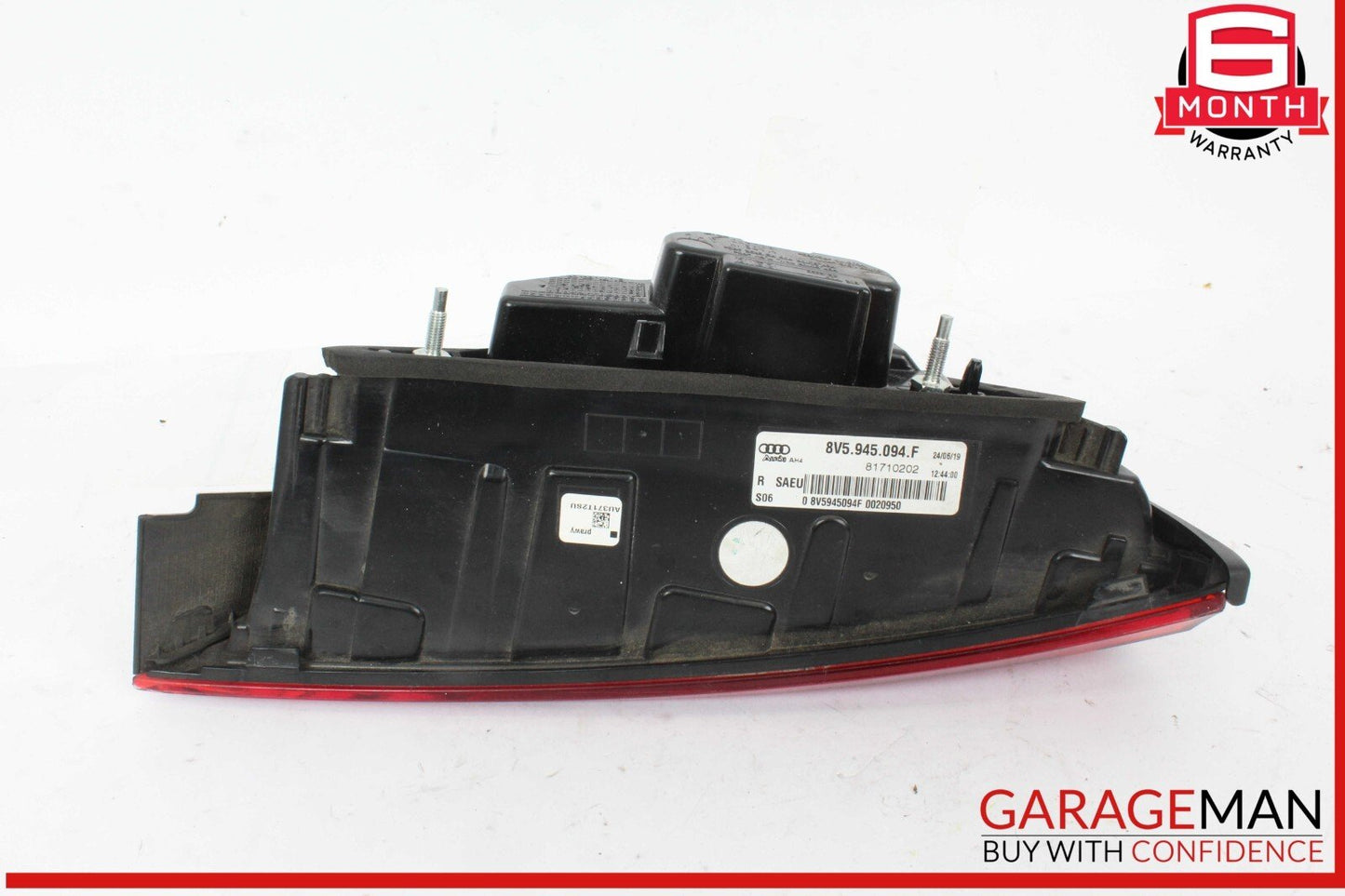 17-20 Audi S3 A3 Rear Right Passenger Side Inner Tail Light Lamp LED 8V5945094F
