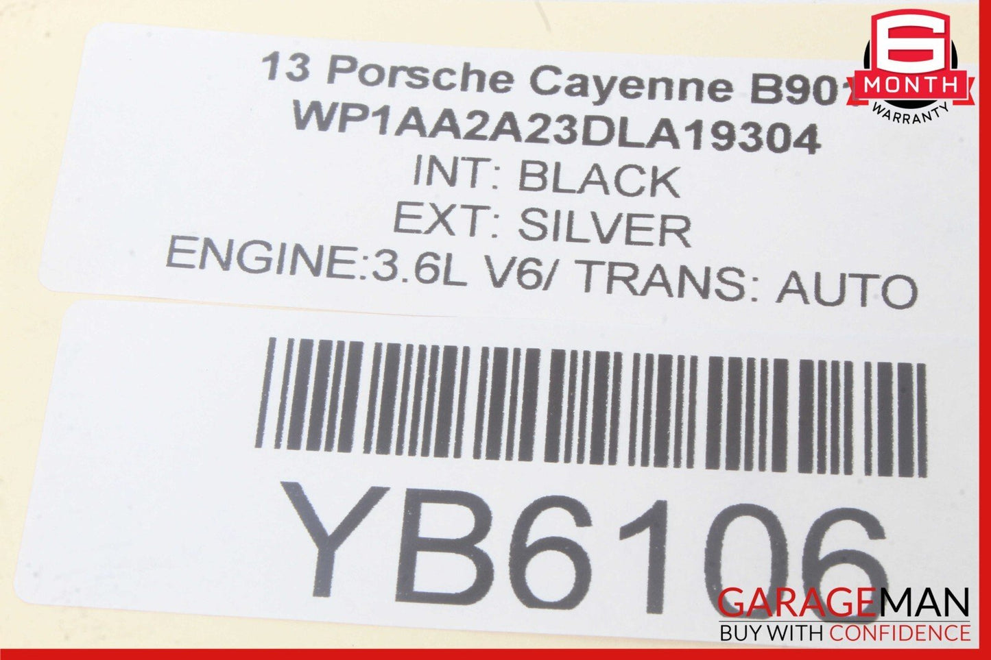 11-18 Porsche Cayenne 958 S Rear Left / Right Side Upper Forward Control Arm OEM