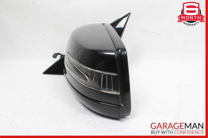 10-13 Mercedes W212 E500 Front Left Side Mirror Door Rear View Obsidian Black