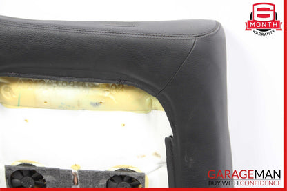 10-16 Mercedes W212 E350 E400 Front Left Top Upper Seat Cushion Cover Black OEM