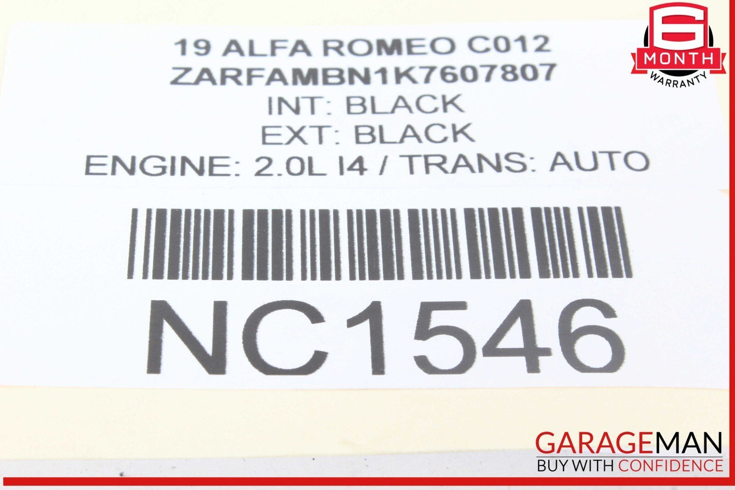 17-21 Alfa Romeo Giulia Rear Right or Rear Left Side Upper Control Arm 97276 OEM